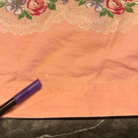 No Brand Vintage Pink White Apron - Picture 3 of 12